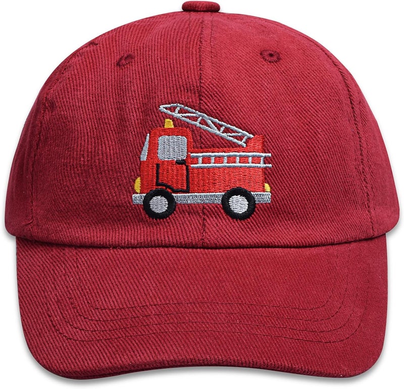EDCYF Kids Boys Girls Embroidered Baseball Caps Baby Sun hat Toddler Dinosaur Trucker Hats Summer Hats（3-8years - Image 1